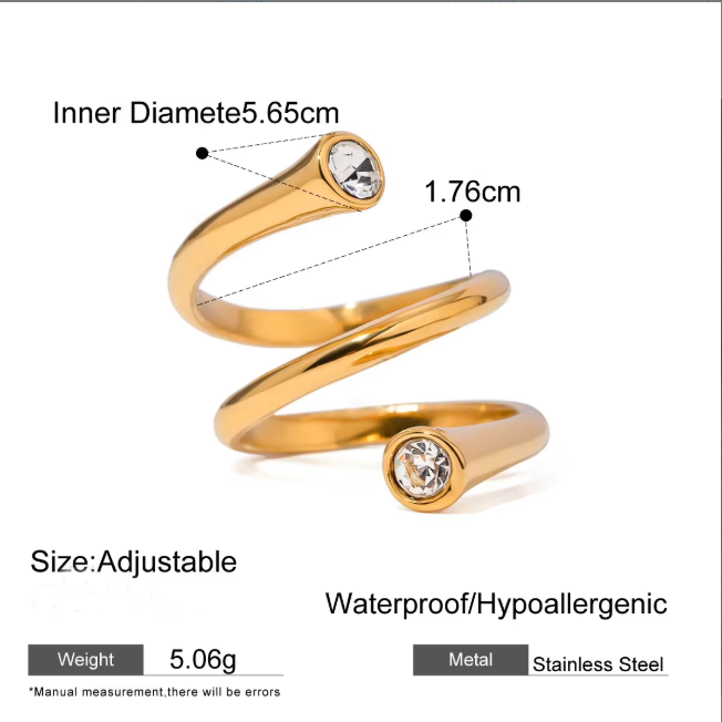 Bague en acier inoxydable
