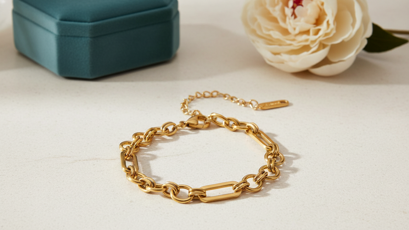 Bracelet femme élégant en acier inoxydable