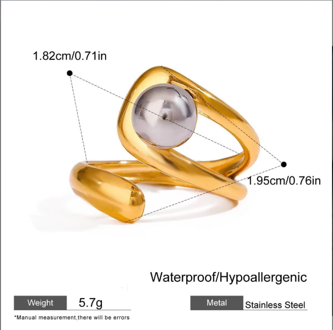 Bague en acier inoxydable