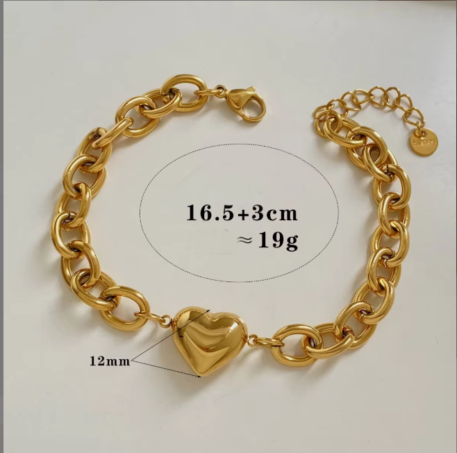 Bracelet femme en acier inoxydable