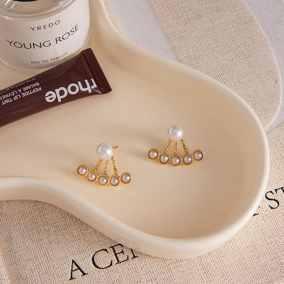 Boucles d'oreilles en perles